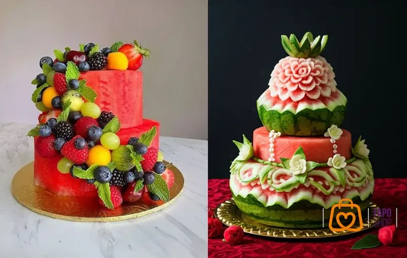 ۹ ایده خلاقانه برای تزیین میوه شب یلدا