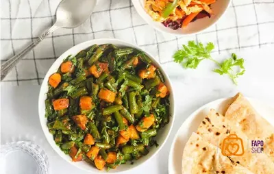 طرز تهیه خوراک لوبیا سبز به سبک مجلسی و رژیمی