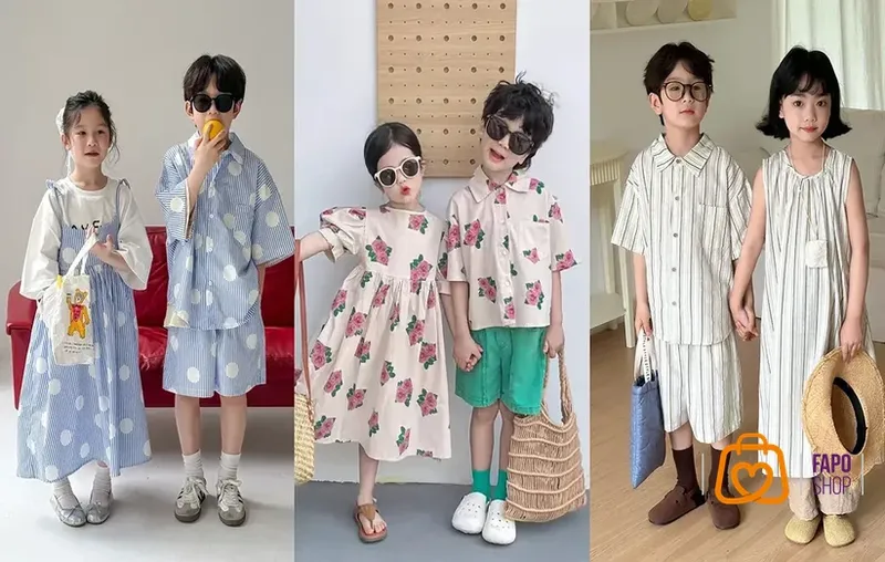 ۴۵ مدل جذاب ست خواهر برادری برای عید ۱۴۰۵