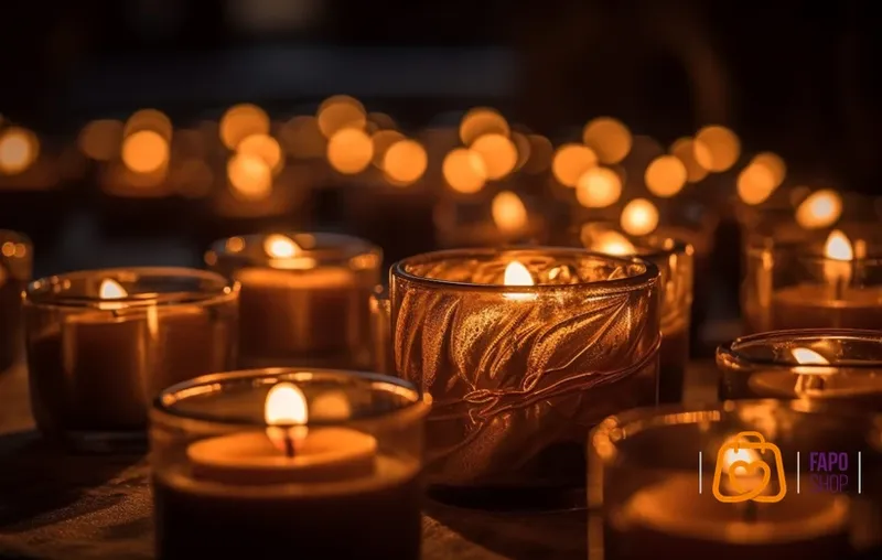 نورپردازی با شمع: جادوی آرامش در فضا