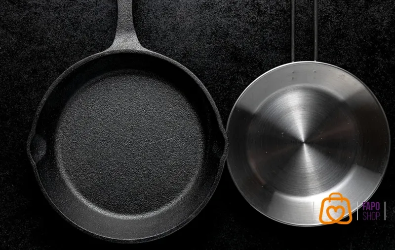 ۲. ظروف چدنی چون زنگ می‌زنند، برای سلامتی مضرند!