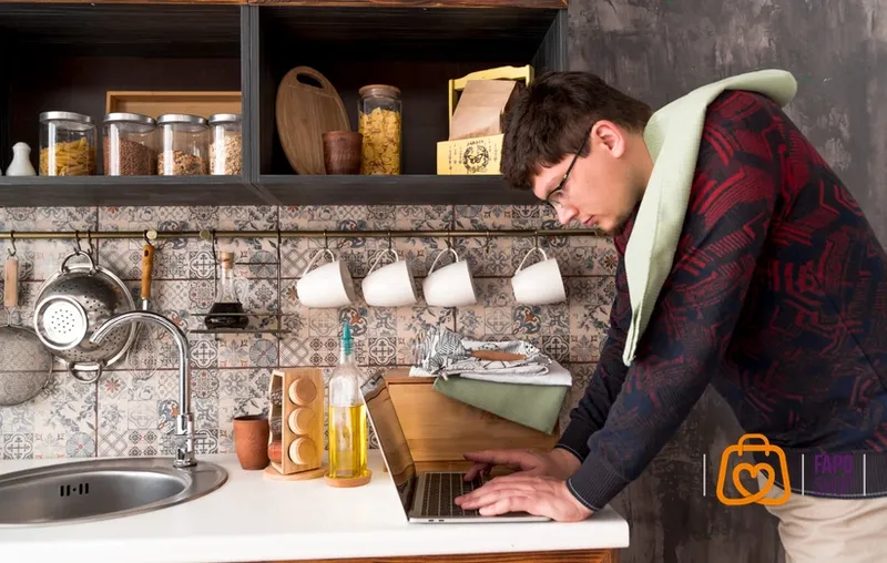 استفاده از فضای بالای کابینت‌ها