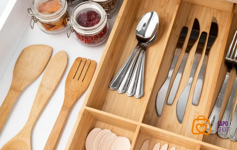 نظم‌دهی داخل کشوها و کابینت‌ها با تفکیک‌کننده‌ها