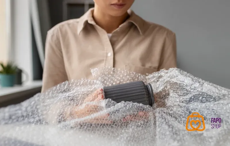 ۳. هر قطعه را جداگانه بسته‌بندی کنید