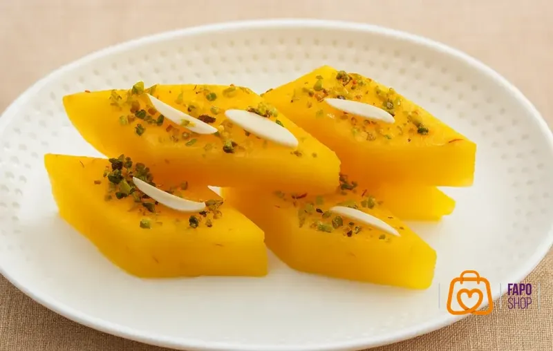  مراحل تهیه مسقطی زعفرانی مرحله به مرحله