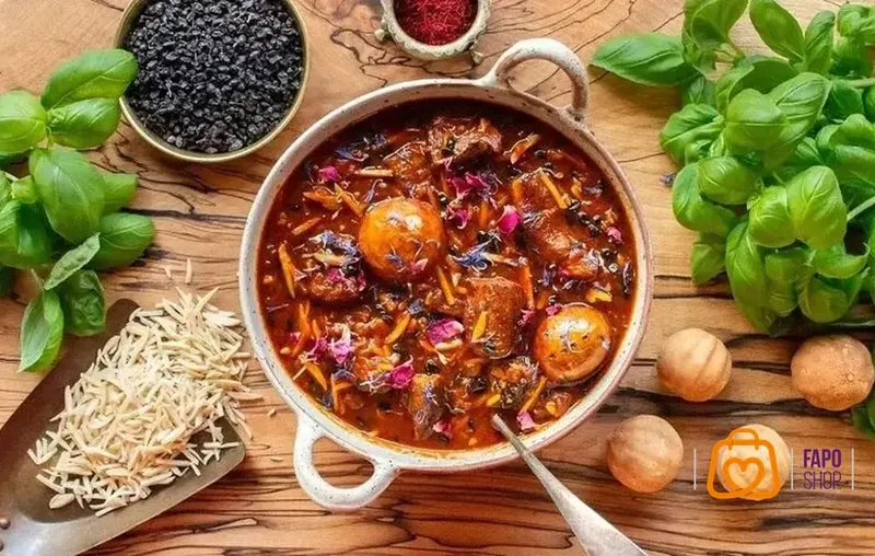  مواد لازم برای تهیه خورشت خلال کرمانشاهی