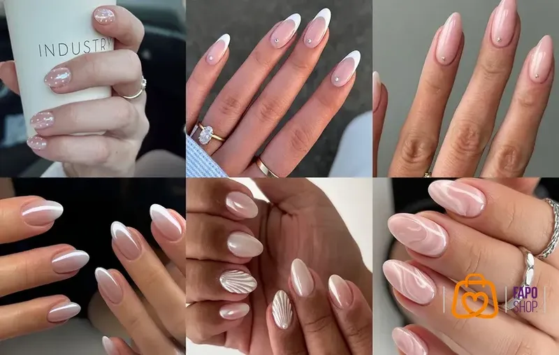 مدل فرنچ و طرح گل برای ظاهری بهاری
