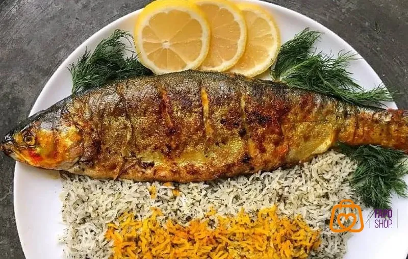 سبزی‌پلو با ماهی