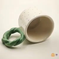 ماگ دست ساز طرح نقطه