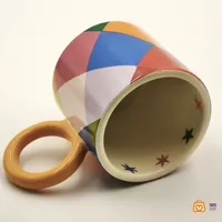 ماگ سرامیکی  رنگی رنگی وارداتی