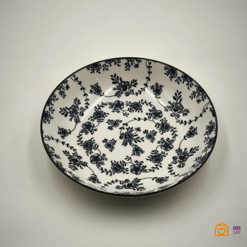 سرویس 24 پارچه سرامیکی گل آبی