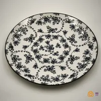 سرویس 24 پارچه سرامیکی گل آبی