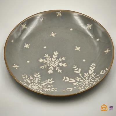 بشقاب پلو خوری طرح دونه برف