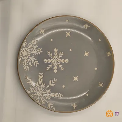 پیش دستی سرامیکی طرح دونه برف