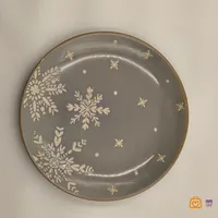 بشقاب پلو خوری طرح دونه برف