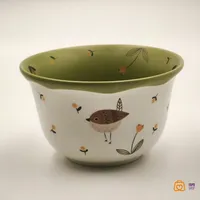 کاسه اجیل خوری طرح پرنده