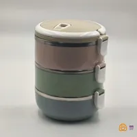 لانچ باکس استیل سه طبقه