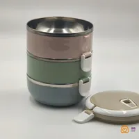 لانچ باکس استیل سه طبقه