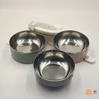 لانچ باکس استیل سه طبقه