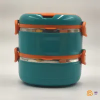 لانچ باکس دو طبقه استیل