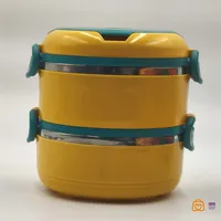 لانچ باکس دو طبقه استیل