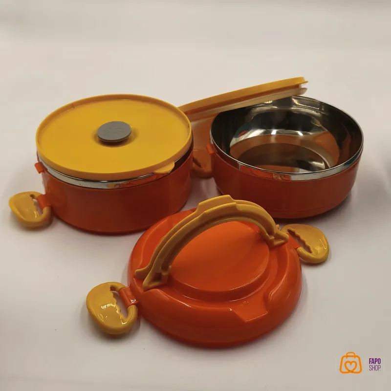 لانچ باکس دو طبقه استیل