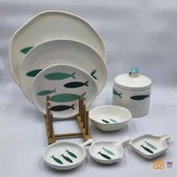 سرویس عذا خوری سرامیکی دست ساز