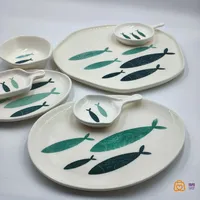 سرویس عذا خوری سرامیکی دست ساز