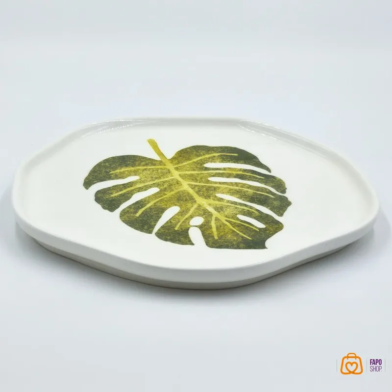 پیش دستی مینیمال طرح برگ