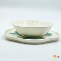 کاسه و بشقاب سرامیکی  طرح ماهی