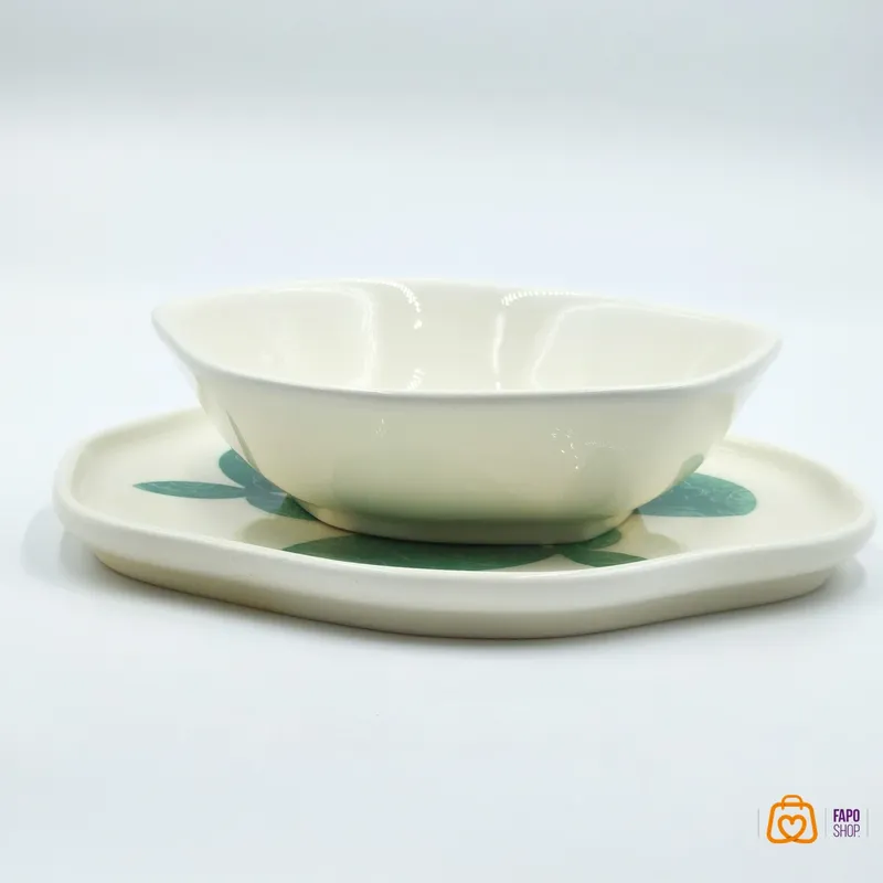 کاسه و بشقاب سرامیکی  طرح ماهی