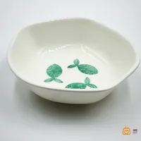 کاسه و بشقاب سرامیکی  طرح ماهی