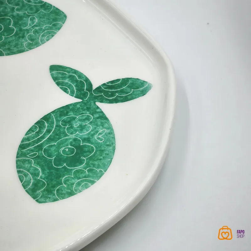 کاسه و بشقاب سرامیکی  طرح ماهی