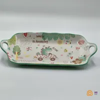 دیس سرامیکی ورداتی فانتزی طرح دایناسور