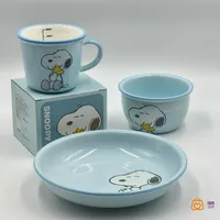 مجموعه ظروف اسنوپی رنگ آبی