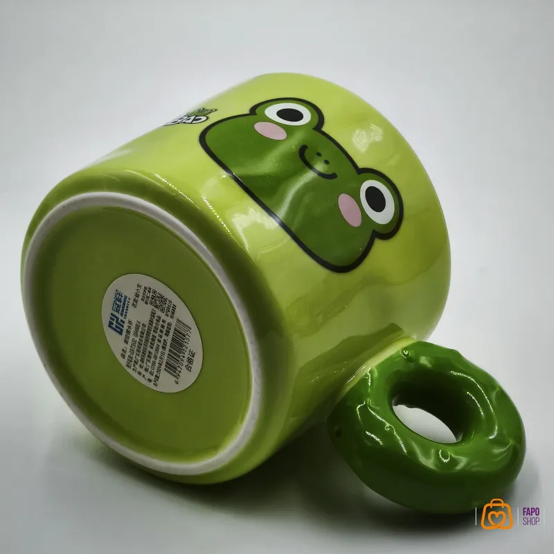 ماگ و بشقاب سرامیکی وارداتی طرح قورباغه