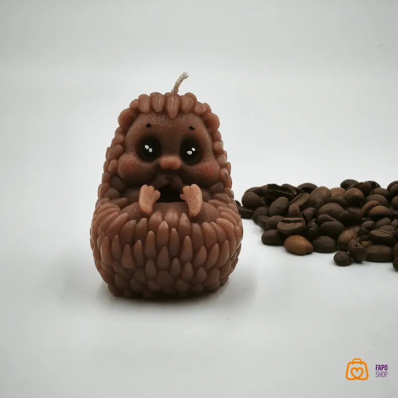 شمع دست ساز جوجه تیغی