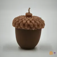 شمع دست ساز طرح بلوط