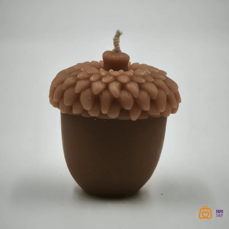 شمع دست ساز طرح بلوط