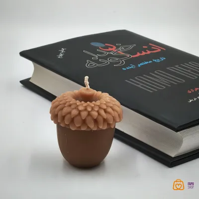 شمع دست ساز طرح بلوط