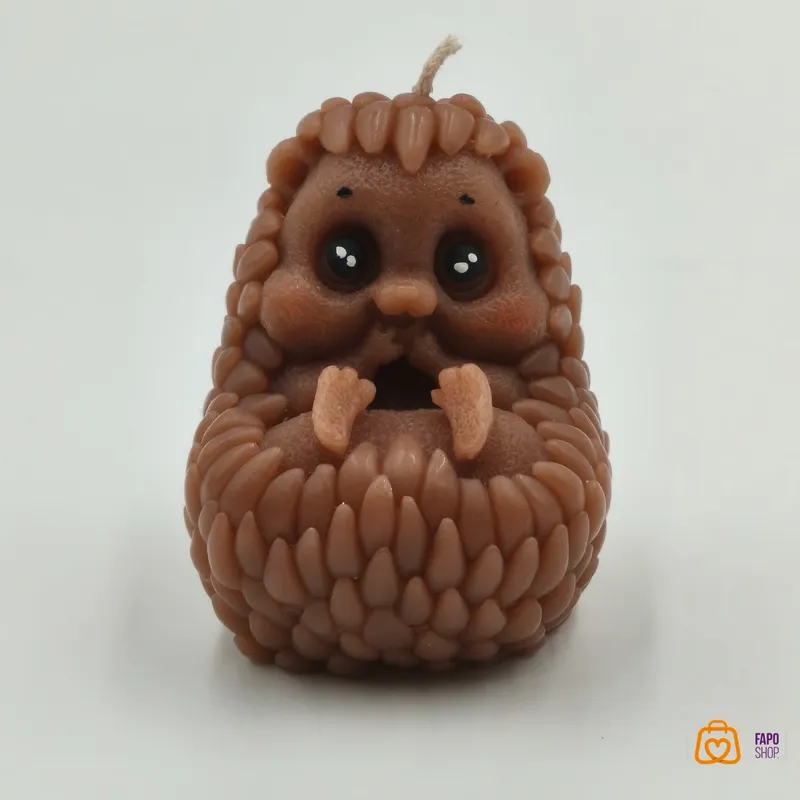 شمع دست ساز جوجه تیغی