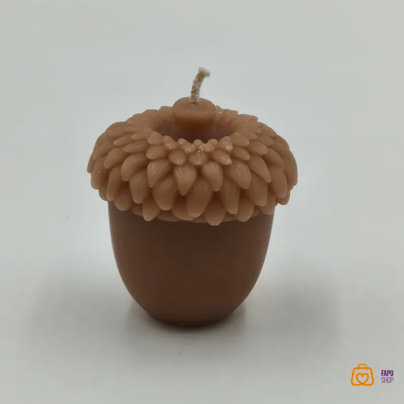 شمع دست ساز طرح بلوط