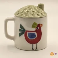 ماگ سرامیکی دست ساز طرح پرنده