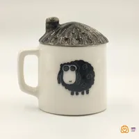 ماگ سرامیکی دست ساز طرح گوسفند