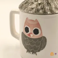 ماگ سرامیکی دست ساز طرح جغد