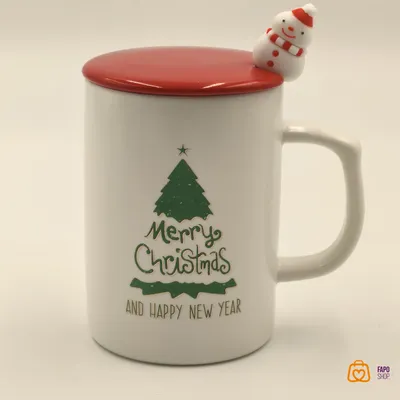 ماگ کریسمسی درب دار