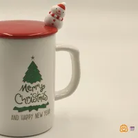 ماگ کریسمسی درب دار