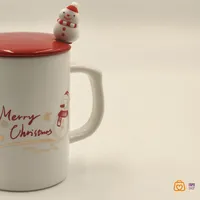 ماگ کریسمسی درب دار