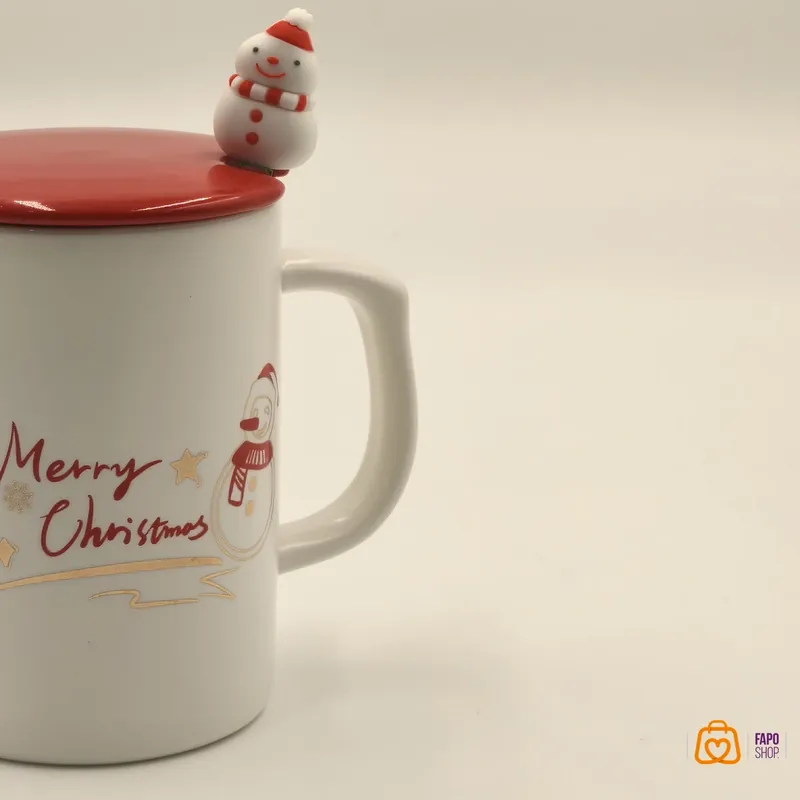 ماگ کریسمسی درب دار