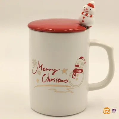 ماگ کریسمسی درب دار